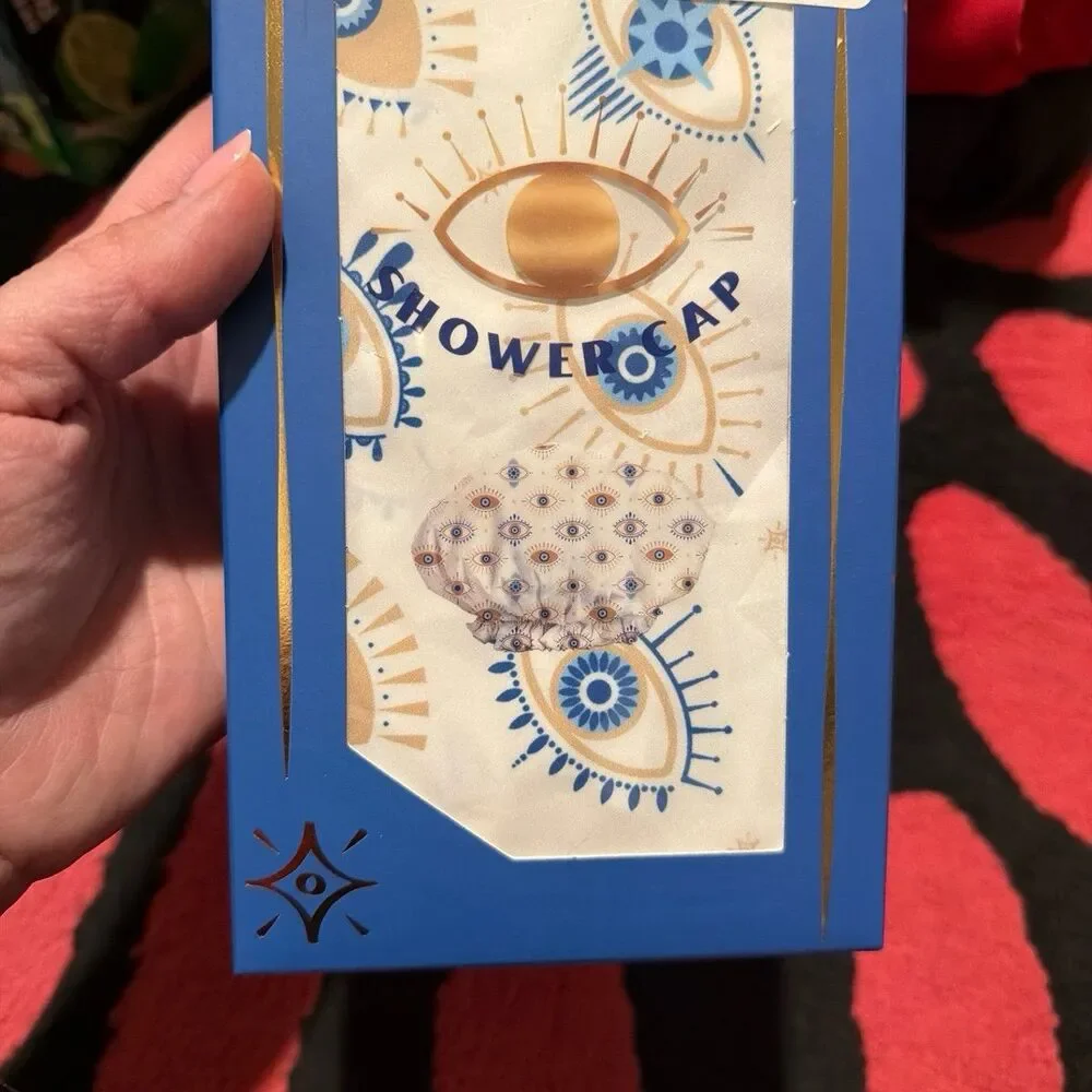 Addy Lu evil eye shower cap